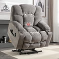 thumbnail image 1 of Bonzy Home Oversized Power Lift Recliner,Elderly Lift Chair with Heat Therapy and Massage Function,Remote Control,Side Pocket,Living Room, Ashy, 1 of 8