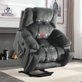 thumbnail image 1 of Bonzy Home Power Lift Recliner,Elderly Lift Chair with Heat Therapy and Massage Function,Remote Control,Side Pocket,Living Room, Gray, 1 of 8