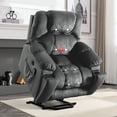 thumbnail image 1 of Bonzy Home Power Lift Recliner,Elderly Lift Chair with Heat Therapy and Massage Function,Remote Control,Side Pocket,Living Room, Gray, 1 of 8