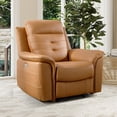 thumbnail image 1 of Bonzy Home Power Recliner Chair, Electric Adjustable Reclining Sofa with USB Port, Overstuffed Armrest Single Recliner Sofa for Living Room Bedroom, Brown, 1 of 7