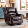 thumbnail image 1 of Bonzy Home Recliner Vintage Reclining Chair Sofa for Living Room Bedroom, 1 of 7