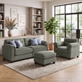 thumbnail image 1 of Bonzy Home Sectional Sofa Living Room Furniture Sets Small Sofa Sets for Small Spaces Green, 1 of 10