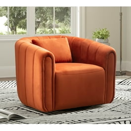 Accent Chair, Modern Velvet Tufted Upholstered Single Sofa Chair