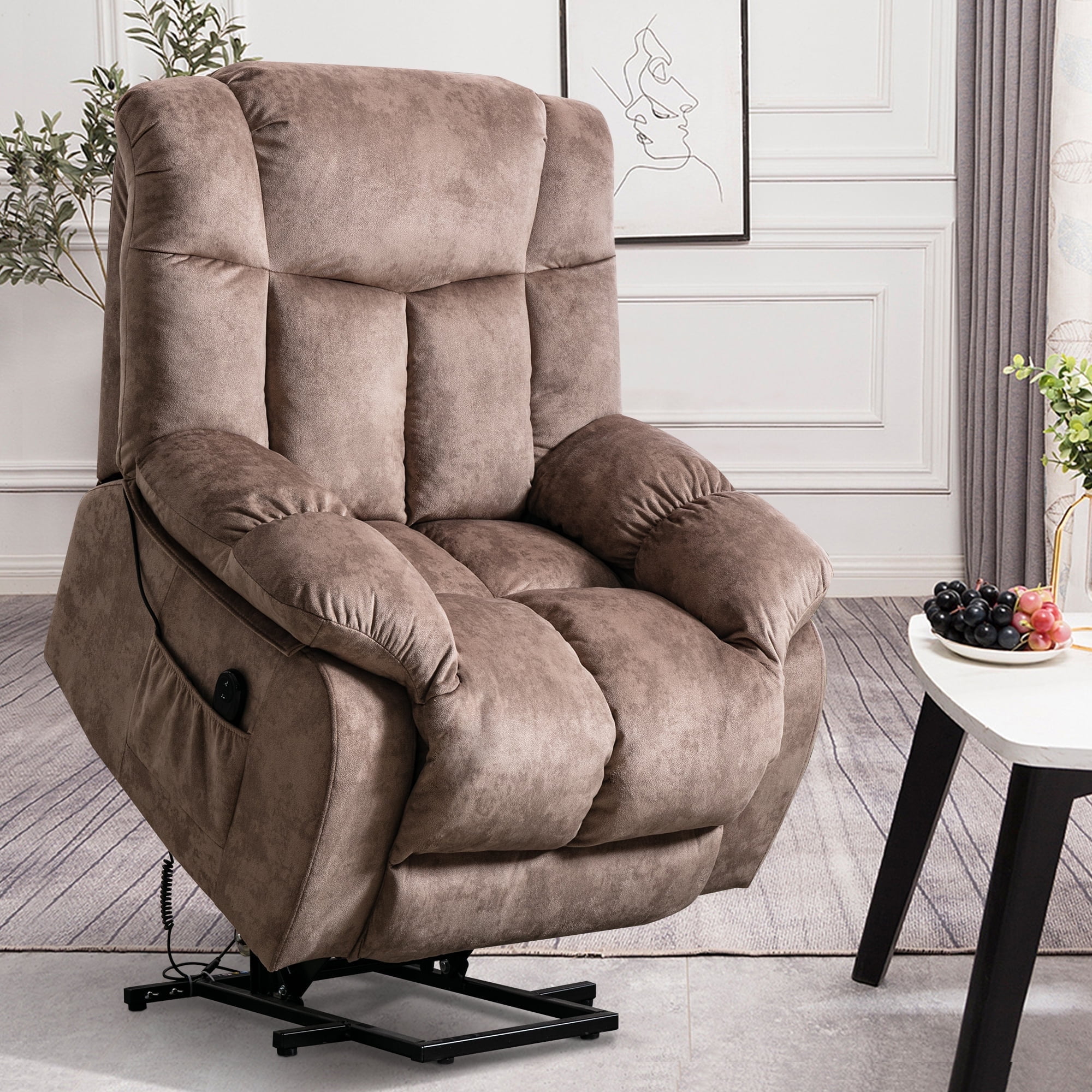 BonzyHome Power Lift Recliner Chair for Big and Tall Liberia Ubuy