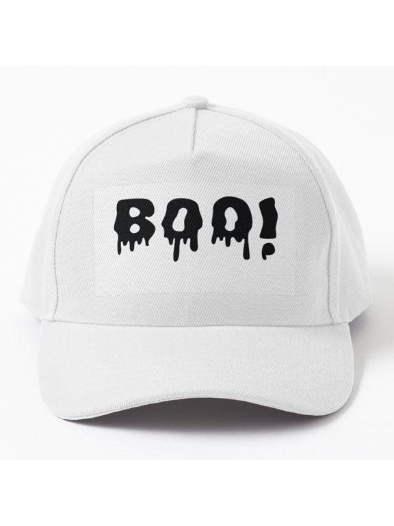 Boo Baseball Cap, Simple Ghost Hat Style