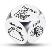 Boo Basket Stuffers for Women 10th Anniversary Tin Gifts for Couple 10 Year Anniversary Tin Gifts for Girlfriend Date Night Dice Gift for Husband Food Decision Dice for Him Her Stocking Stuffers
