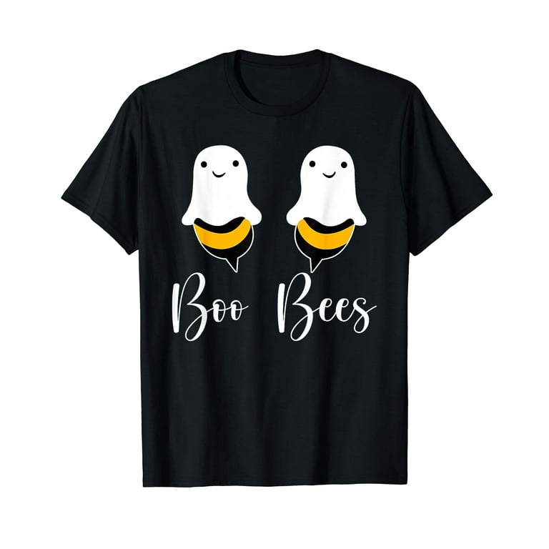 Funny Wine Boo Bees Couples Halloween, Matching Couple Gift T-Shirt Funny Wine Boo Bees Couples Halloween, Matching Couple Gift T-Shirt