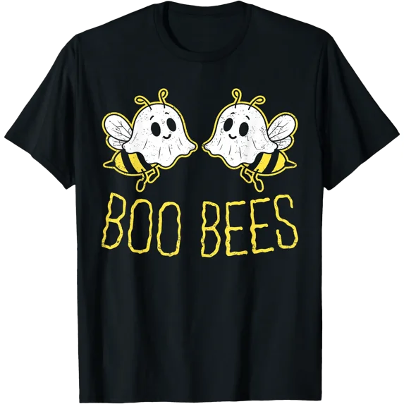 Boo Bees Funny Couples Halloween Costume for Adult Her Women T-Shirt ...