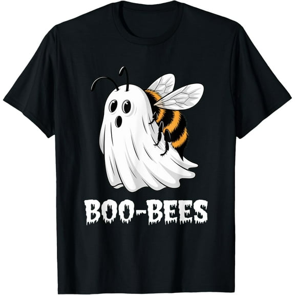 Boo Bees Funny Halloween Ghost Bee Playful Art T-Shirt