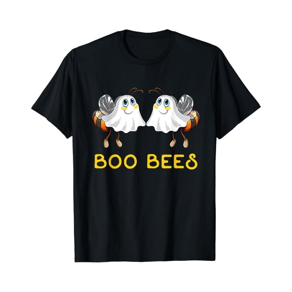 Boo Bees Funny Halloween Matching Couple Costume For Her T-Shirt ...