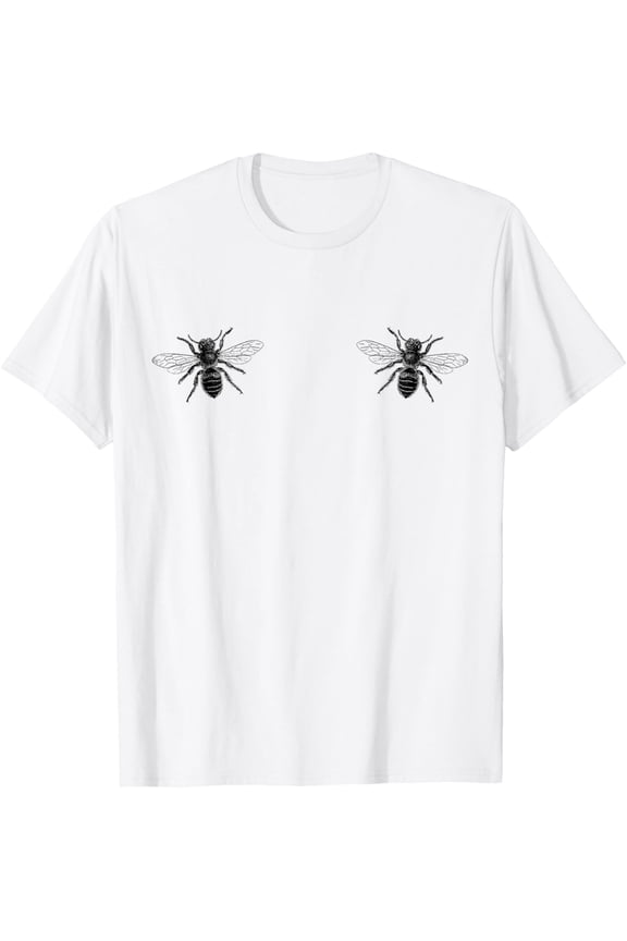 Boo Bees! Tittie tshirts breast shirts boob tshirts mens t shirt,white,women,funny,misfits,men,journey