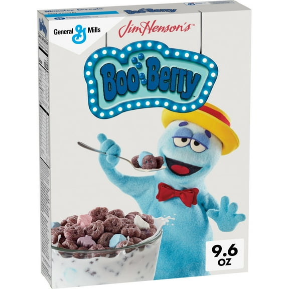 Boo Berry Cereal with Monster Marshmallows, Kids Cereal, Halloween Limited Edition, 9.6 oz