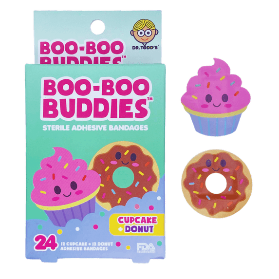 Boo-Boo Buddies Cupcake and Donut Bndages