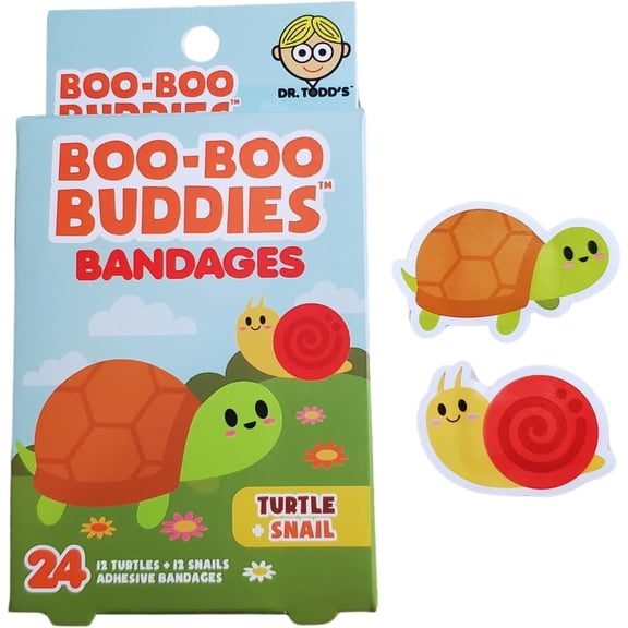 Boo-Boo Buddies Turtle and Snail Bandages