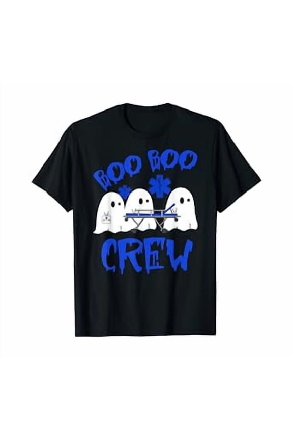 Boo Boo Crew Ghost EMS EMT Paramedic Nurse Halloween T-Shirt