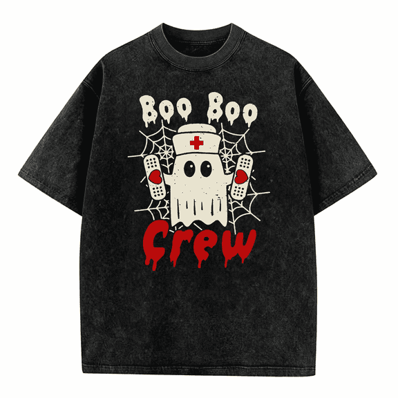 Boo Boo Crew, Graphic Tee Shirt Men' Crew Neck Short Sleeve, Sizes S-3XL