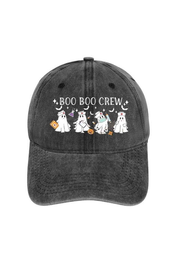 Boo Boo Crew Hat Adjustable Funny Fashion Unisex Baseball Cap For Men Women