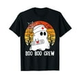 thumbnail image 1 of Boo Boo Crew Nurse Funny Ghost Men Halloween Nurse spooky T-Shirt, 1 of 5