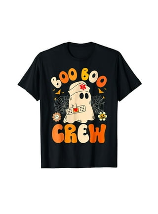 Women'S Boo Boo Crew Halloween Loose Sweatshirt With Pockets Preppy Long  Sleeve Tee Shirts Comfy Tops 2XS Style at  Women's Clothing store