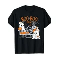thumbnail image 1 of Boo Boo Crew Nurse Shirt Funny Ghost Retro Halloween Nurse T-Shirt, Men's T, 1 of 2