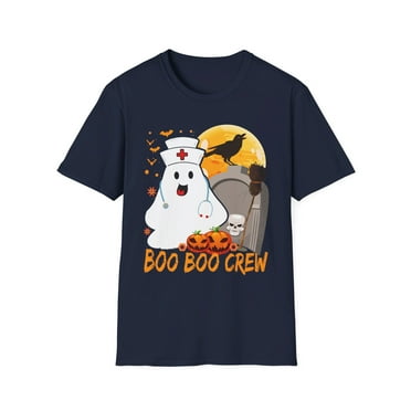 Boo Boo Crew Nurses Doctors Halloween Ghost T-Shirt