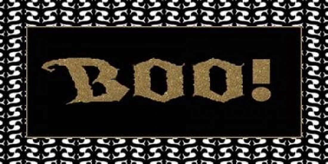 Boo Canvas Art - Linda Woods (24 x 48)