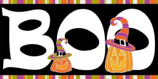 Boo Canvas Art - Shanni Welsh (24 x 48)