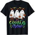 Boo Cousin Crew Halloween Ghost Sweet Haunt Night Squad Matching T ...