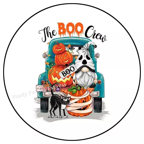 Boo Crew Gnome Halloween Sticker Party Favors Sticker Envelope Seals ...