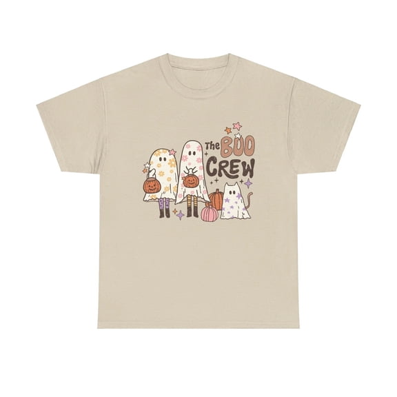 Boo Crew Halloween T-Shirt, Funny Boo Shirt, Cozy Fall Spooky Season Tee