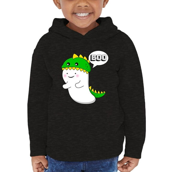 Boo. Cute Ghost In Costume I Hoodie Toddler -Image by Shutterstock, 4 Toddler