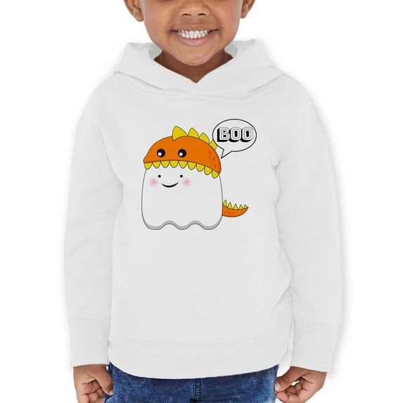 Boo. Cute Ghost In Costume Ii Hoodie Toddler -Image by Shutterstock, 5 Toddler