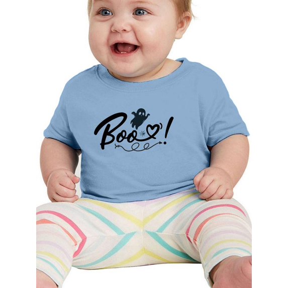 Boo! Cute Ghost. T-Shirt Infant -Image by Shutterstock, 18 Months