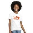 thumbnail image 1 of Boo Cute Witch Ghost Halloween Girls Kids T Shirt Tees Teen Brisco Brands XS, 1 of 6