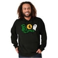 thumbnail image 1 of Boo Cute Witch Ghost Halloween Unisex Plus Fleece Graphic Hoodie Brisco Brands 2X, 1 of 5
