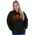 thumbnail image 1 of Boo Cute Witch Ghost Halloween Women Plus Size Graphic Pullover Hoodie Brisco Brands 2X, 1 of 4