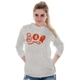 thumbnail image 1 of Boo Cute Witch Ghost Halloween Women's Long Sleeve T Shirt Brisco Brands L, 1 of 6