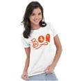 thumbnail image 1 of Boo Cute Witch Ghost Halloween Womens Slim Fit Graphic Tee Brisco Brands S, 1 of 5