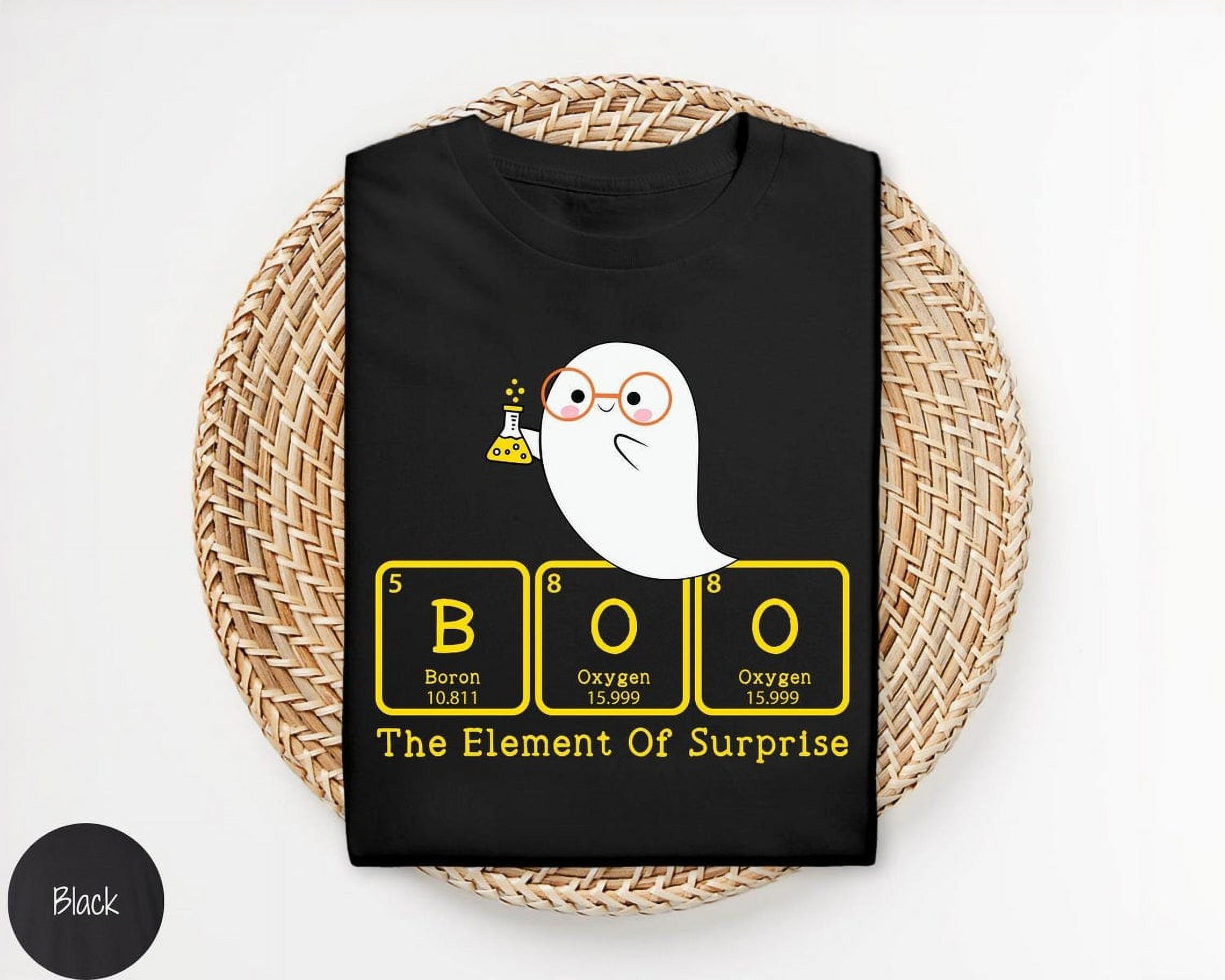 Boo Element of Surprise Shirt, Teacher Halloween Sweatshirt, Cute