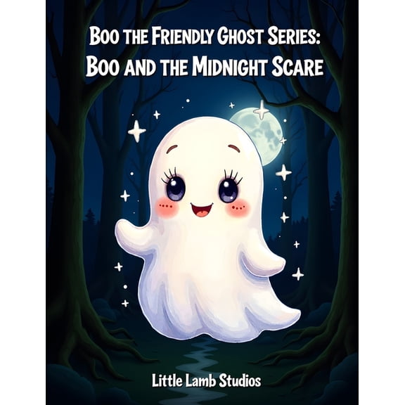 Boo the Friendly Ghost Boo the Friendly Ghost Series: Boo and the Midnight Scare: A brave Halloween adventure about courage, kindness, and help, Book 2, (Paperback)