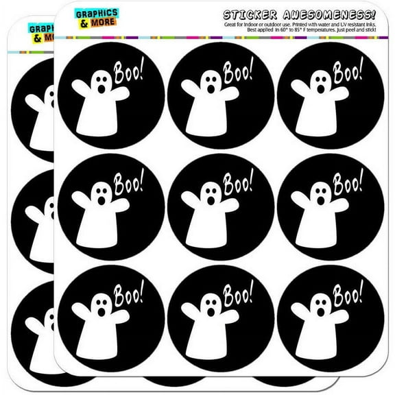 Boo Ghost Halloween 18 2" Planner Calendar Scrapbooking Crafting Stickers