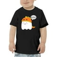 thumbnail image 1 of Boo. Ghost In Dino Costume. T-Shirt Toddler -Image by Shutterstock,  4 Toddler, 1 of 4