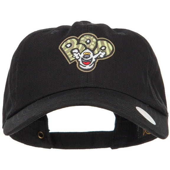 Boo Ghost Patched Unstructured Cap - Black OSFM