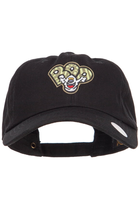 Boo Ghost Patched Unstructured Cap - Black OSFM