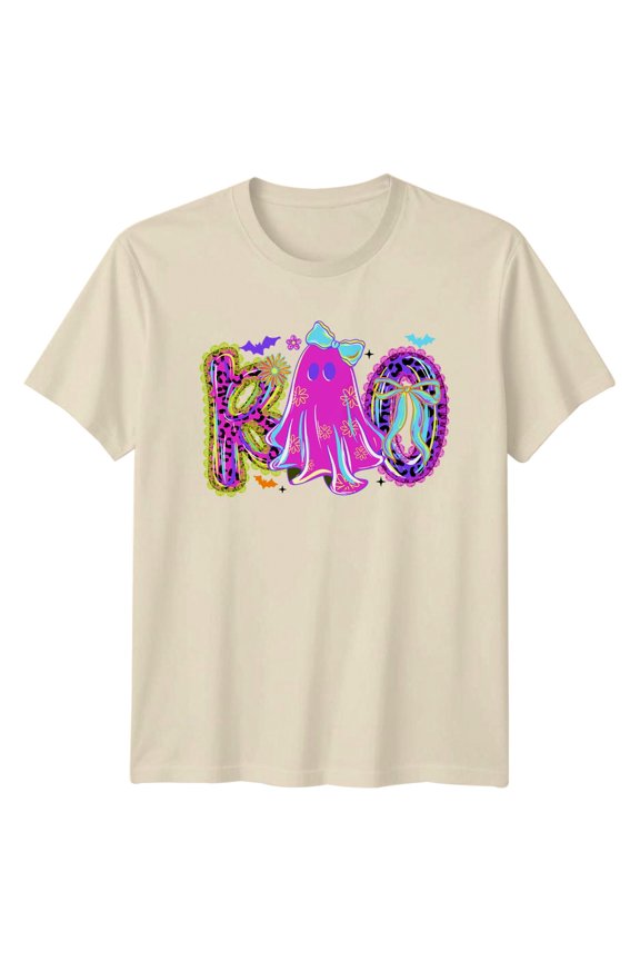 Boo Ghost S Mens T-Shirt Womens Tee Graphic Unisex Top -A All Size S-5XL