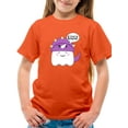 thumbnail image 1 of Boo. Ghost W Dino Costume T-Shirt Juniors -Image by Shutterstock,  Large, 1 of 4