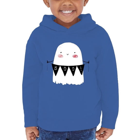 Boo! Ghost W Garland Hoodie Toddler -Image by Shutterstock, 4 Toddler