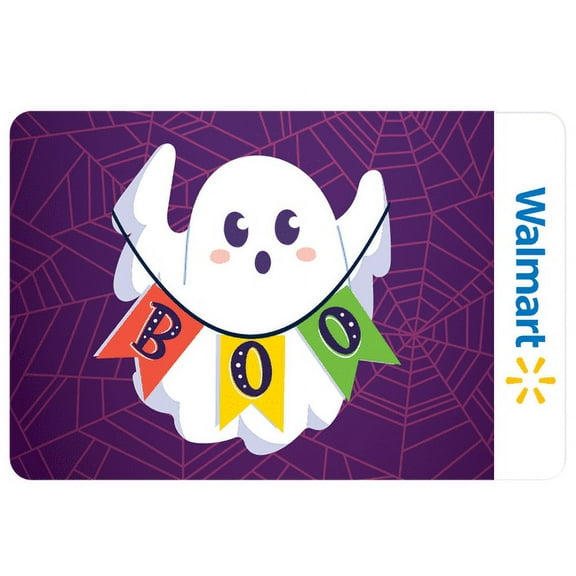 Boo Ghost Walmart Gift Card