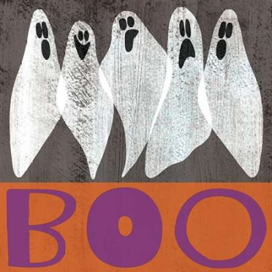 Boo Ghosts Canvas Art - Shanni Welsh (24 x 24)
