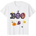 thumbnail image 1 of Boo Halloween Costume Spiders, Ghosts, Pumkin & Witch Hat T-Shirt, 1 of 4